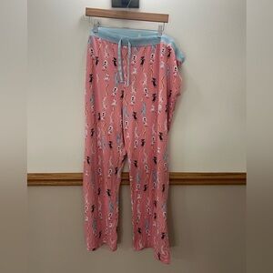 EUC Munki Munki Dogs Balancing Hot Dog Pajama Pants Bottoms Size 3XL